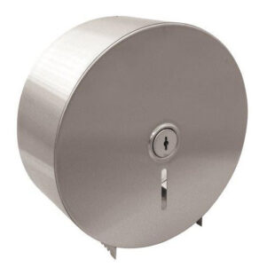 Jumbo Toilet Roll Dispenser - Single Stainless Steel