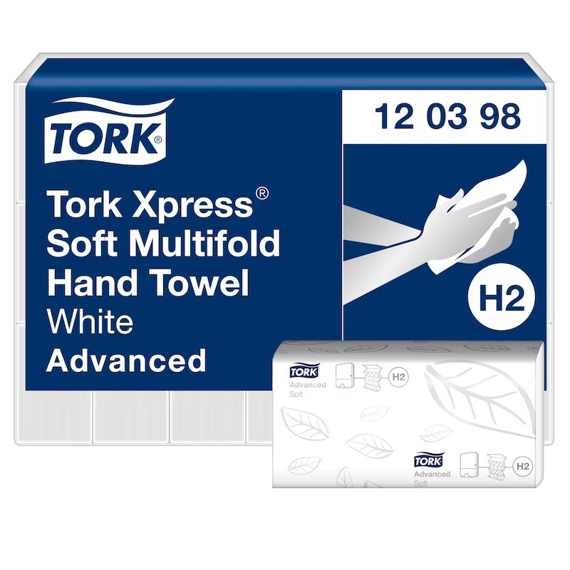 Tork Xpress Soft Multifold Hand Towel 2 Ply H2 (CTN 21)