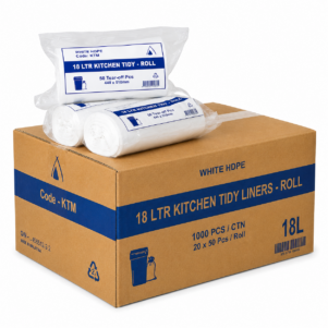 18L White Bin Liners (CTN 1000)
