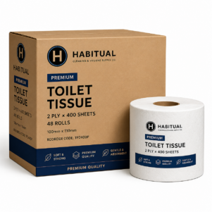 2 Ply 400 Sheet Toilet Paper - Premium (CTN 48)