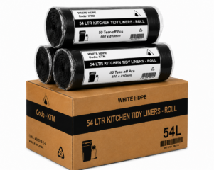 54L Black Bin Liners (CTN 250)