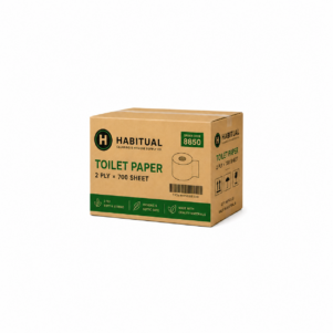 2 Ply 700 Sheet Toilet Paper (CTN 48)