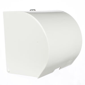 Roll Towel Dispenser - White Metal