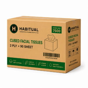 2 Ply 90 Sheet Cube Facial Tissue (CTN 24)