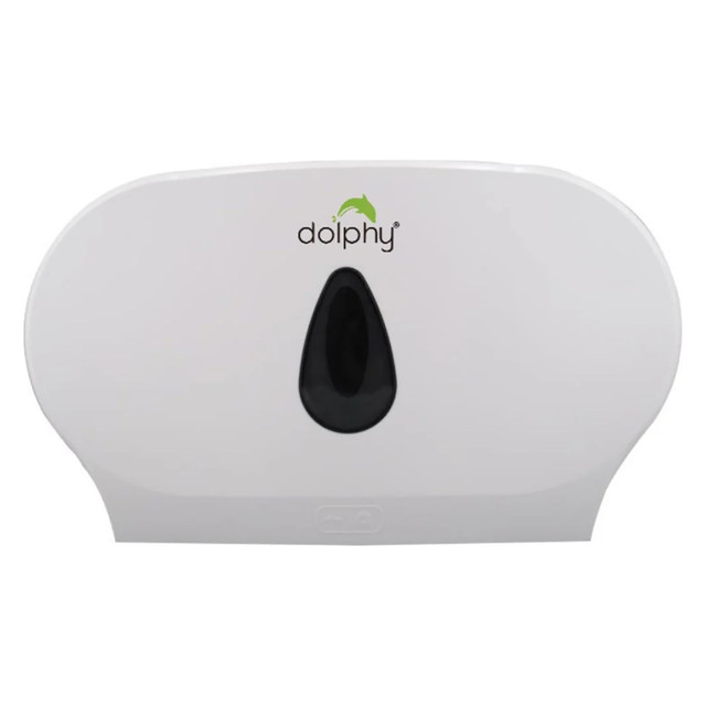 Jumbo Toilet Roll Dispenser - Double Plastic
