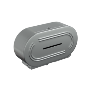 Jumbo Toilet Roll Dispenser - Double Stainless Steel